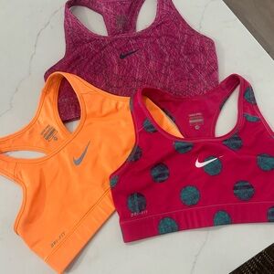 Nike Women's Sports Bra Set - Pink, Orange